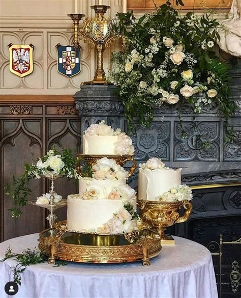 what is meghan marbles wedding cake made of